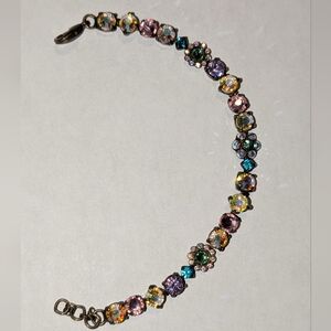 Sorrelli Multicolor Crystal Flower Bracelet